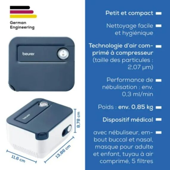 Nébuliseur aérosol compact - Beurer3