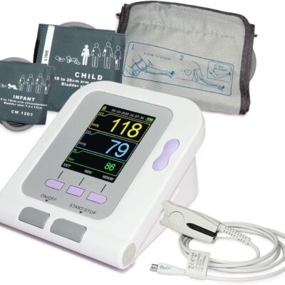 Tensiomètre électronique automatique à 3 brassards avec capteur Spo21