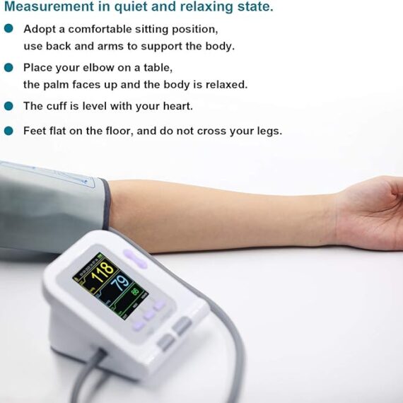 Tensiomètre électronique automatique à 3 brassards avec capteur Spo22